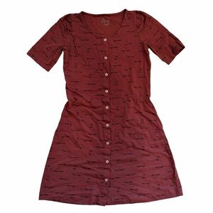 Kate Quinn Little Liam Skateboard Button-Front Dress – XS